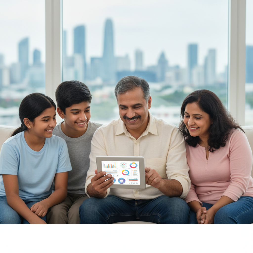 Patient using health app